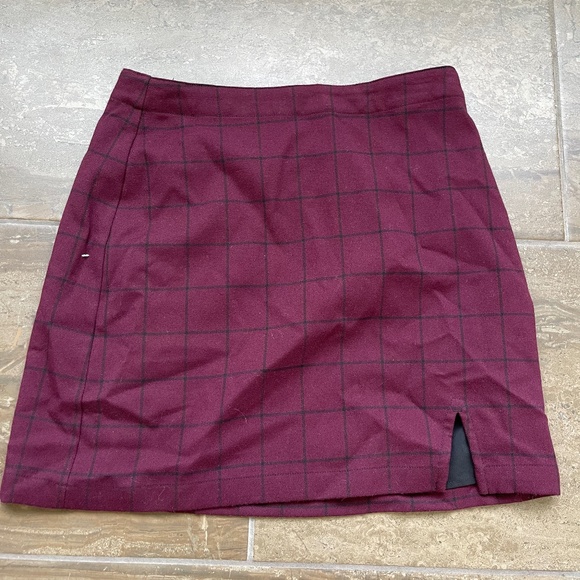 Abercrombie & Fitch Plaid Mini Skirt - Picture 1 of 1